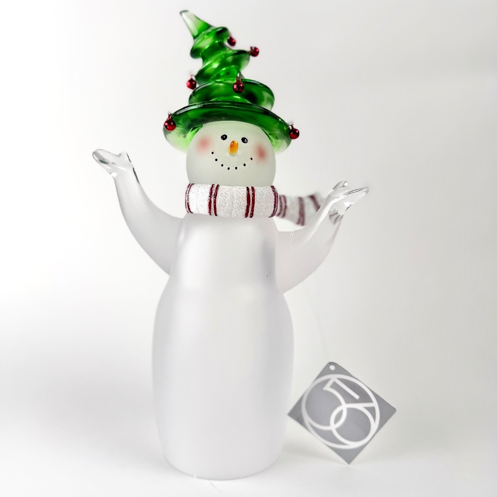 Department 56 Snowman with space for battery operated votive to light up 56.4934